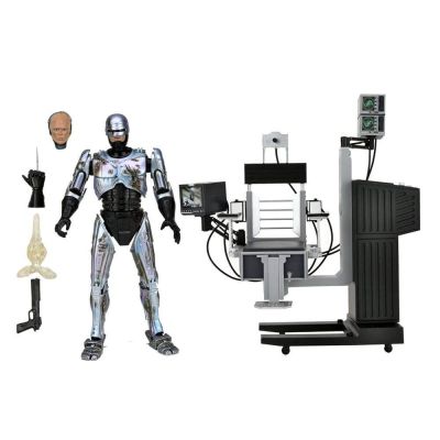 RoboCop figurine Ultimate Battle Damaged RoboCop with Chair  18 cm