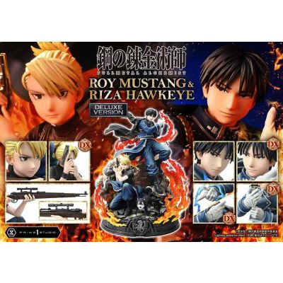 Fullmetal Alchemist statuette Concept Masterline 1/6 Roy Mustang & Riza Hawkeye Deluxe Bonus Version 50 cm