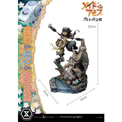 Made in Abyss statuette Riko, Reg et Manachi 27 cm