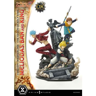 Seven Deadly Sins Concept Masterline Series statuette Meliodas, Ban and King Deluxe Version 55 cm