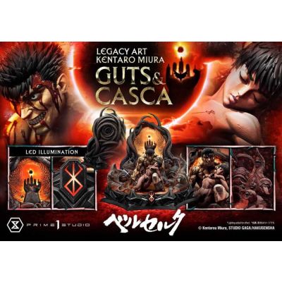 Berserk statuette Legacy Art Kentaro Miura 1/4 Guts & Casca 72 cm