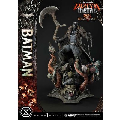 Dark Knights: Metal statuette 1/3 Death Metal Batman Deluxe Bonus Ver. 105 cm
