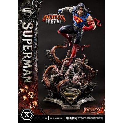 Dark Nights: Death Metal statuette 1/3 Death Metal Superman Deluxe Ver. 94 cm