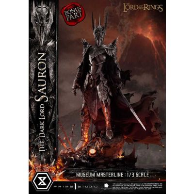 Le Seigneur des Anneaux statuette Museum Masterline Series 1/3 The Dark Lord Sauron Bonus Version 117 cm