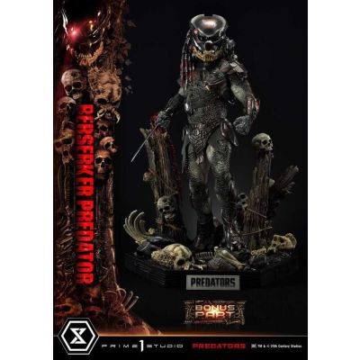 "Acompte Précommande" Predators statuette Berserker Predator Deluxe Bonus Version 100 cm