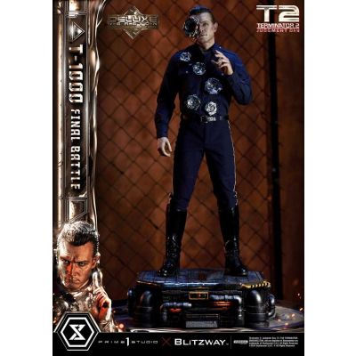 Terminator 2 statuette Museum Masterline Series 1/3 T-1000 Final Battle Deluxe Version 73 cm