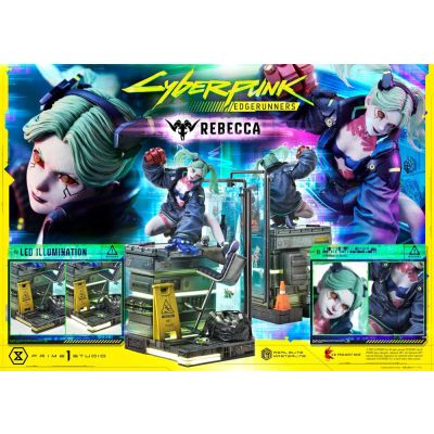 Cyberpunk: Edgerunners statuette Real Elite Masterline Series 1/4 Rebecca 54 cm