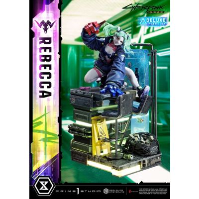 Cyberpunk: Edgerunners statuette Real Elite Masterline Series 1/4 Rebecca Deluxe Version 54 cm