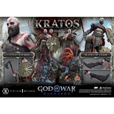 God of War: Ragnarok statuette Real Elite Masterline Series 1/3 Kratos Ultimate Version 95 cm