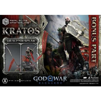 God of War: Ragnarok statuette Real Elite Masterline Series 1/3 Kratos Ultimate Bonus Version 95 cm
