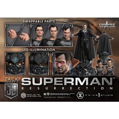 Zack Snyder s Justice League statuette Real Elite Masterline Series 1/3 Superman Resurrection Deluxe Ver. 95 cm