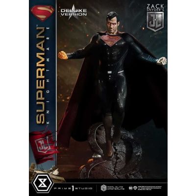 Zack Snyder s Justice League statuette Real Elite Masterline Series 1/3 Superman Knightmare Color Edition Deluxe Ver. 95 cm