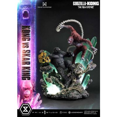 Godzilla x Kong: The New Empire statuette Ultimate Diorama Masterline Series Kong vs Skar King 104 cm