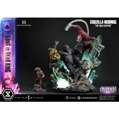 Godzilla x Kong: The New Empire statuette Ultimate Diorama Masterline Series Kong vs Skar King Bonus Version 104 cm