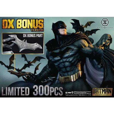 Batman statuette Ultimate Premium Masterline Series 1/4 Batman Rebirth Edition Black Deluxe Bonus Version 71 cm