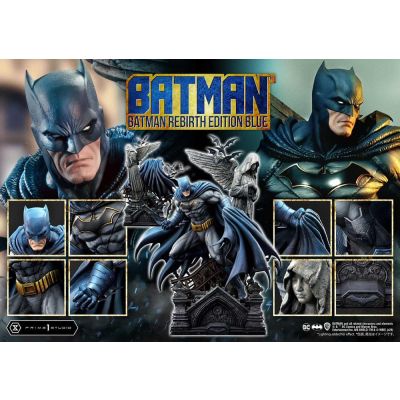 Batman statuette Ultimate Premium Masterline Series 1/4 Batman Rebirth Edition Blue 71 cm