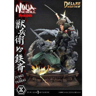 Ninja Scroll statuette Ultimate Premium Masterline Series 1/4 Jubei Versus Tessai Deluxe Version 101 cm