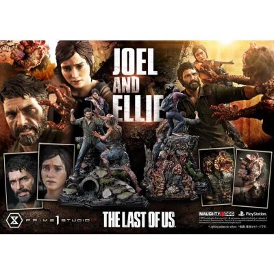 The Last of Us Part I statuette 1/4 Ultimate Premium Masterline Series Joel & Ellie (The Last of Us Part I) 73 cm