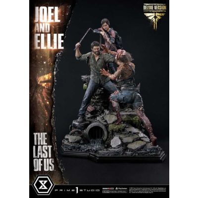 The Last of Us Part I statuette Ultimate Premium Masterline Series Joel & Ellie Deluxe Version 73 cm