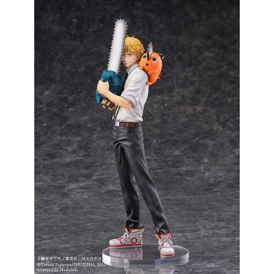 Chainsaw Man statuette S-Fire PVC 1/7 Denji et Pochita 24 cm