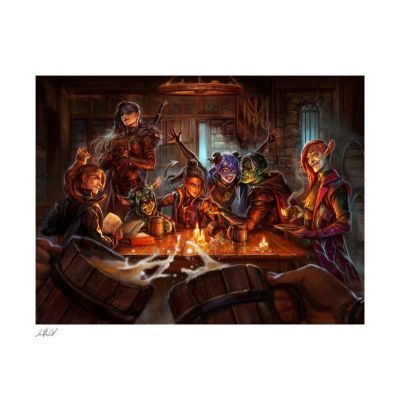 Critical Role impression Art Print The Mighty Nein: This is How We Roll! 46 x 57 cm - non encadrée