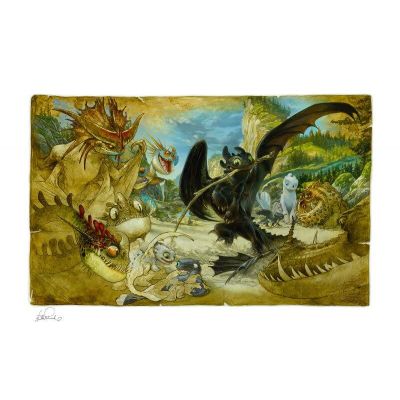 Dragons impression Art Print Ecto-1 46 x 61 cm - non encadrée