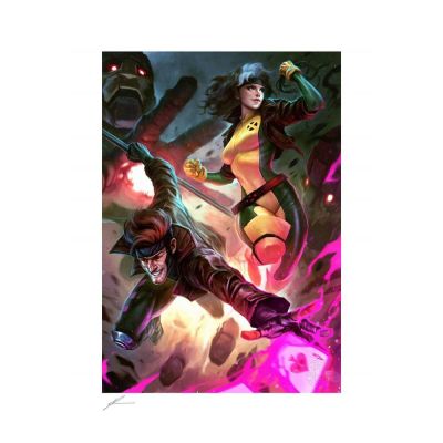 Marvel impression Art Print Gambit & Rogue 46 x 61 cm -  non encadrée