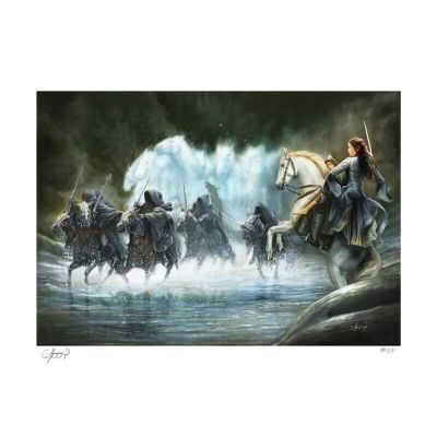 Le Seigneur des anneaux impression Art Print Flight to the Ford 61 x 46 cm - non encadrée
