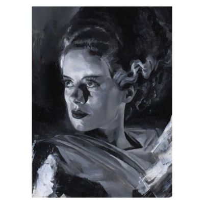 La Fiancée de Frankenstein Art Print Bride of Frankenstein by Chris Valentine 41 x 31 cm - non encadrée