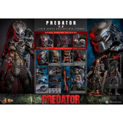 Predator figurine Movie Masterpiece 1/6 Predator (2.0) Deluxe Version 34 cm