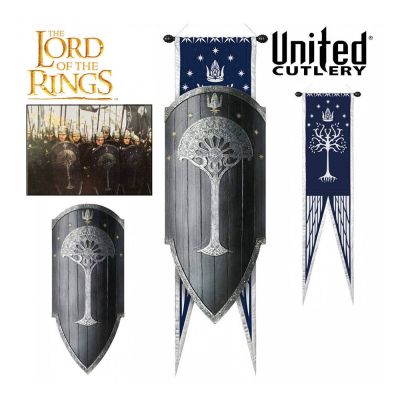 Le Seigneur des Anneaux réplique 1/1 bouclier Gondorian Shield 113 cm
