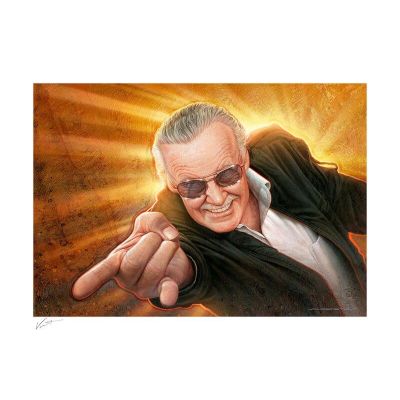 Stan Lee impression Stan `The Man´ Lee by Jerry Vanderstelt 61 x 46 cm -  non encadrée