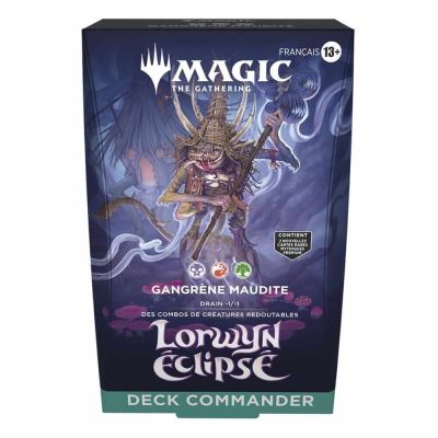 Magic the Gathering Lorwyn éclipsé decks Commander Gangrène maudite *FRANCAIS*