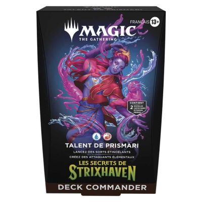 Magic the Gathering Les secrets de Strixhaven decks Commander Talent de Prismari *FRANCAIS*