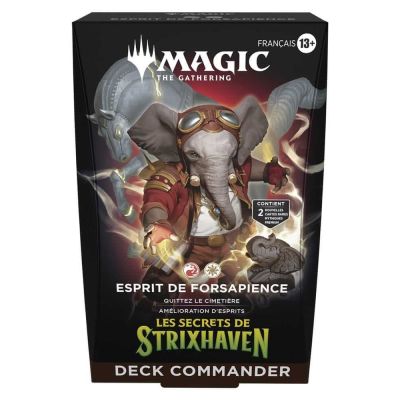 Magic the Gathering Les secrets de Strixhaven decks Commander Esprit de Forsapience *FRANCAIS*