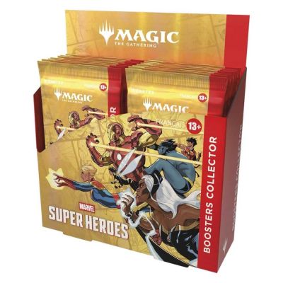 Magic the Gathering Marvel Super Heroes présentoir boosters collectors *FRANCAIS*