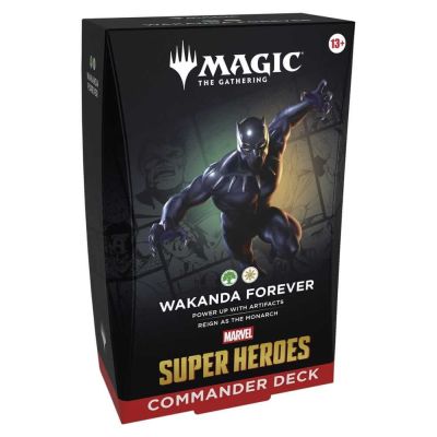 Magic the Gathering Marvel Super Heroes Commander Decks Wakanda Forever *ANGLAIS*