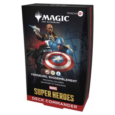 Magic the Gathering Marvel Super Heroes Commander Decks Vengeurs Rassemblement *FRANCAIS*
