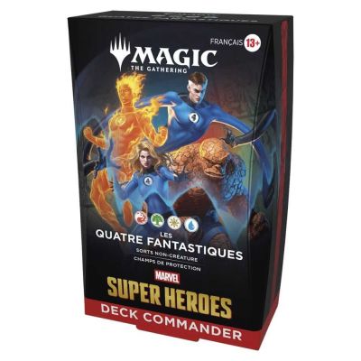 Magic the Gathering Marvel Super Heroes Commander Decks Quatres Fantastiques *FRANCAIS*