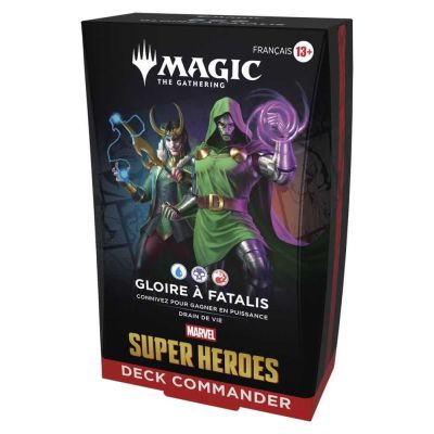 Magic the Gathering Marvel Super Heroes Commander Decks Gloire a Fatalis *FRANCAIS*